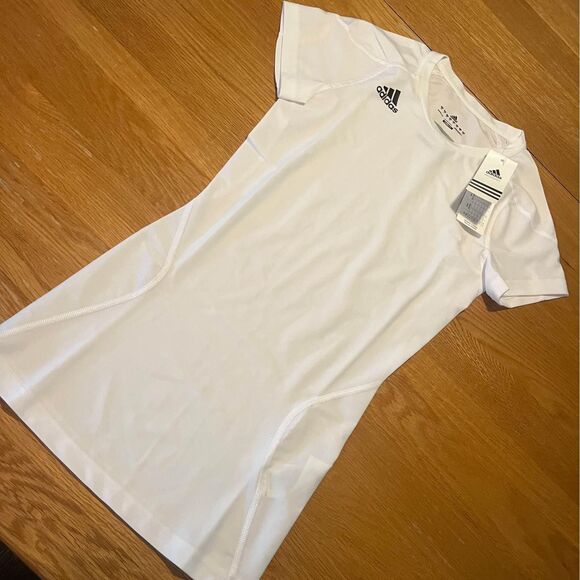 NWT adidas climalite white womens top size small - Picture 2 of 7